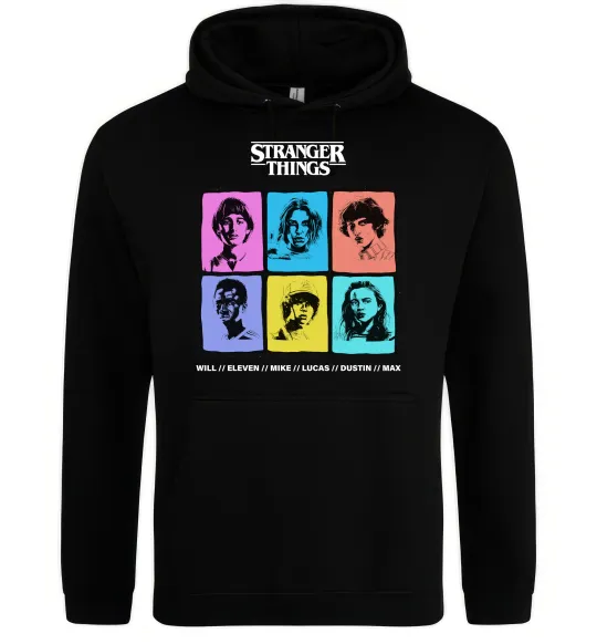 Женская толстовка (худи) Stranger Things photos Черный фото
