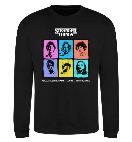 Свитшот Stranger Things photos Черный фото