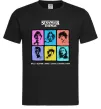 Чоловіча футболка Stranger Things photos Чорний фото