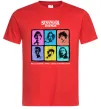 Чоловіча футболка Stranger Things photos Червоний фото