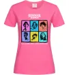 Женская футболка Stranger Things photos Ярко-розовый фото