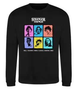 Свитшот Stranger things ABCD Черный фото