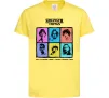 Дитяча футболка Stranger Things photos Лимонний фото