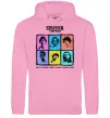 Мужская толстовка (худи) Stranger Things photos Розовый фото