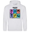 Женская толстовка (худи) Stranger Things photos Серый меланж фото