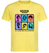Чоловіча футболка Stranger Things photos Лимонний фото