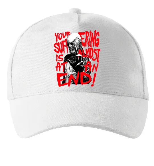 Кепка Stranger things Suffering at an end Белый фото