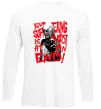 Лонгслив Stranger things Suffering at an end Белый фото