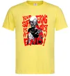 Мужская футболка Stranger things Suffering at an end Лимонный фото