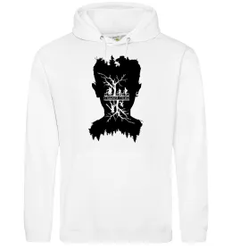 Женская толстовка (худи) Stranger things dark forest Белый фото