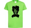 Дитяча футболка Stranger things dark forest Лаймовий фото