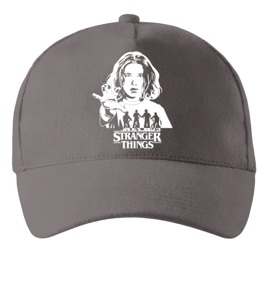 Кепка Stranger things Eleven Серый фото