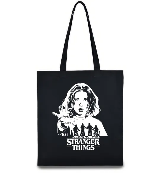 Эко-сумка Stranger things Eleven Черный фото
