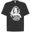 Футболка Оверсайз Stranger things Eleven Черный фото
