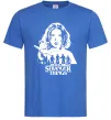 Мужская футболка Stranger things Eleven Ярко-синий фото