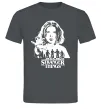 Мужская футболка Stranger things Eleven Графит фото