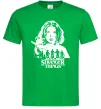 Мужская футболка Stranger things Eleven Зеленый фото