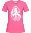 Жіноча футболка Stranger things Eleven Яскраво-рожевий фото