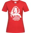 Жіноча футболка Stranger things Eleven Червоний фото