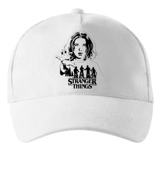 Кепка Stranger things Eleven Белый фото