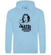 Мужская толстовка (худи) Stranger things Eleven Голубой фото