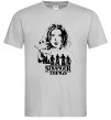 Мужская футболка Stranger things Eleven Серый фото