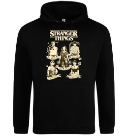 Женская толстовка (худи) Stranger Things fairy Черный фото