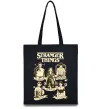 Эко-сумка Stranger Things fairy Черный фото