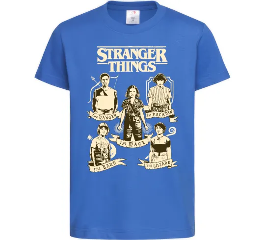 Детская футболка Stranger Things fairy Ярко-синий фото