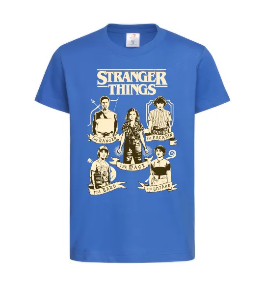 Дитяча футболка Stranger Things fairy Яскраво-синій фото