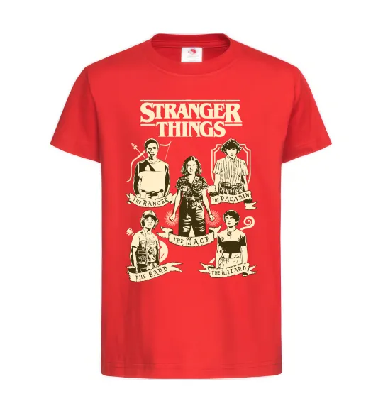 Дитяча футболка Stranger Things fairy Червоний фото