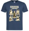 Мужская футболка Stranger Things fairy Темно-синий фото