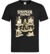 Мужская футболка Stranger Things fairy Черный фото