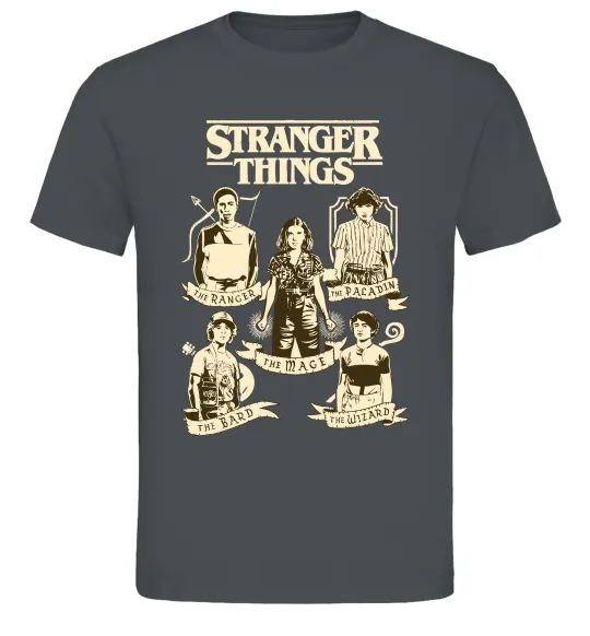 Мужская футболка Stranger Things fairy Графит фото