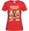 Женская футболка Stranger Things fairy Красный фото