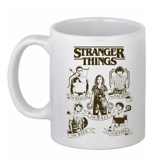 Чашка керамическая Stranger Things fairy Белый фото