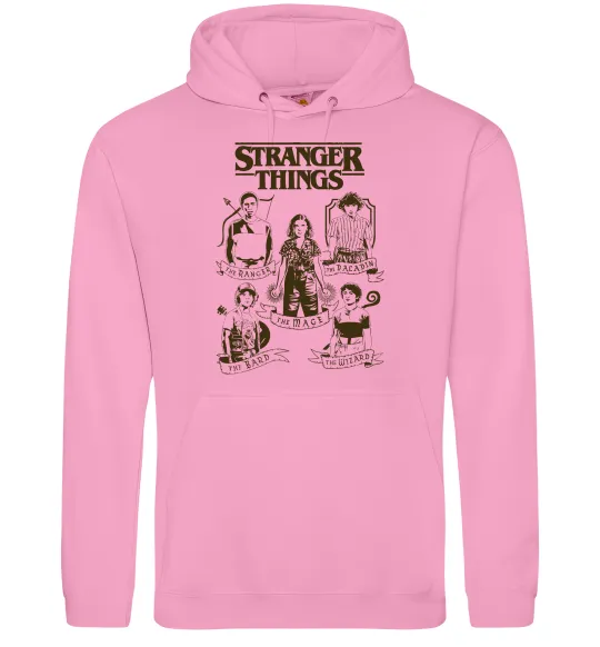 Жіноча толстовка (худі) Stranger Things fairy Рожевий фото