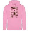 Жіноча толстовка (худі) Stranger Things fairy Рожевий фото