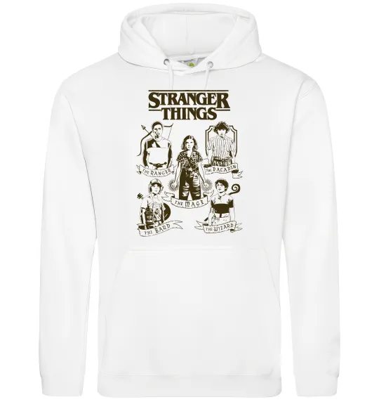 Женская толстовка (худи) Stranger Things fairy Белый фото