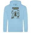 Жіноча толстовка (худі) Stranger Things fairy Блакитний фото