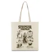 Эко-сумка Stranger Things fairy Бежевый фото