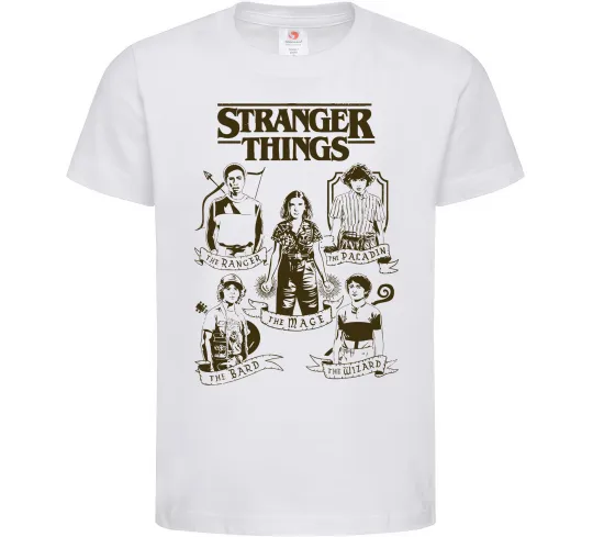 Детская футболка Stranger Things fairy Белый фото