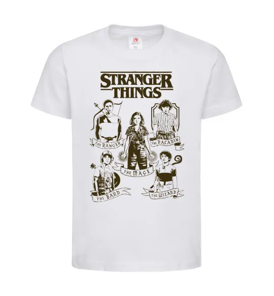 Дитяча футболка Stranger Things fairy Білий фото