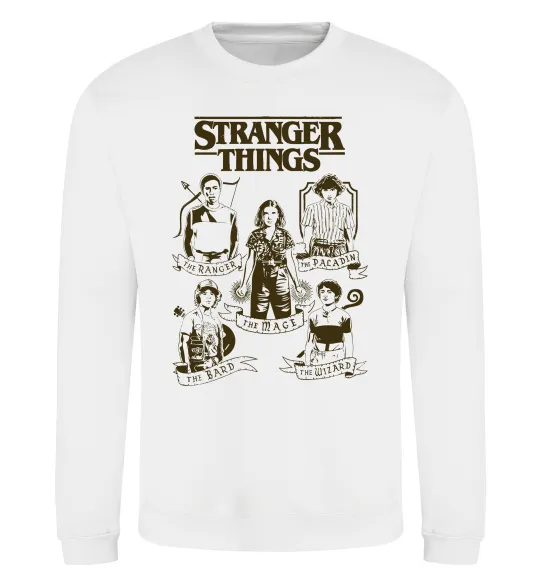 Свитшот Stranger Things fairy Белый фото