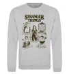 Свитшот Stranger Things fairy Серый меланж фото