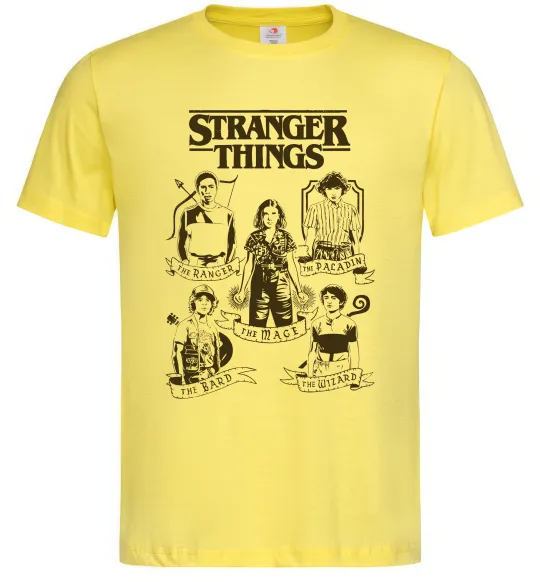Мужская футболка Stranger Things fairy Лимонный фото