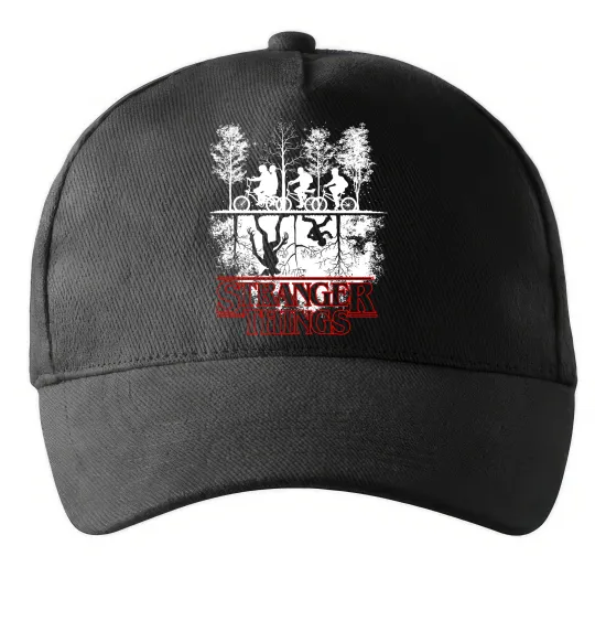 Кепка Stranger things other side Черный фото