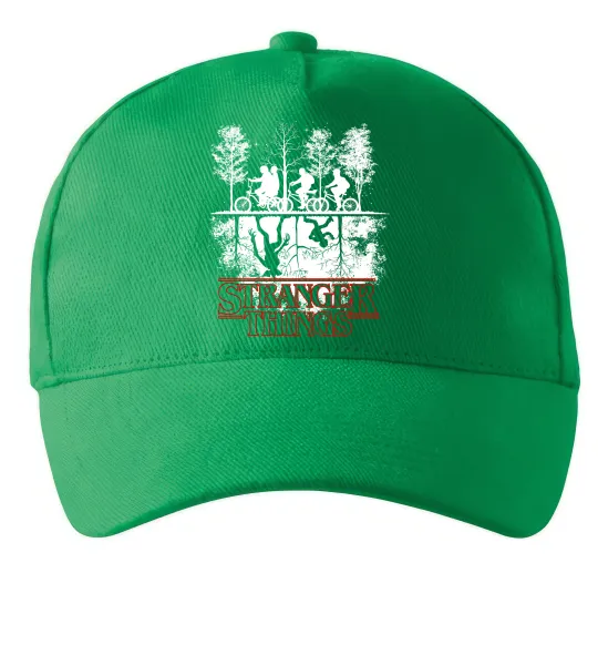 Кепка Stranger things other side Зеленый фото