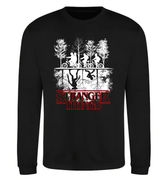 Свитшот Stranger things other side Черный фото