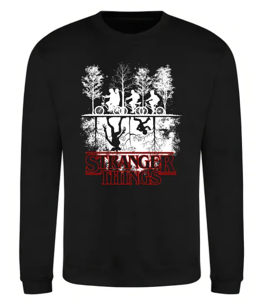 Свитшот Stranger things other side Черный фото